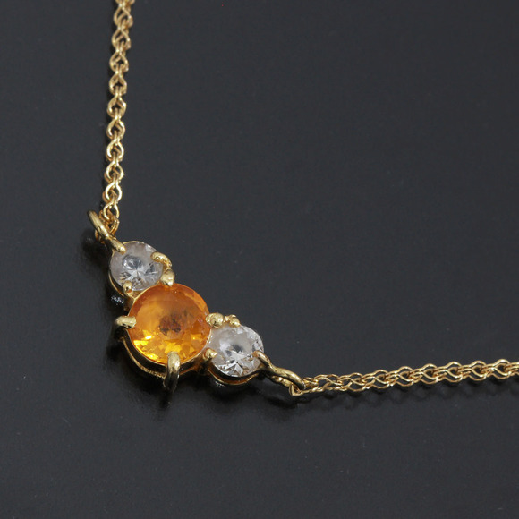 Kenji Kiuchi Necklace Citrine Yellow Gold - Picture 1 of 5